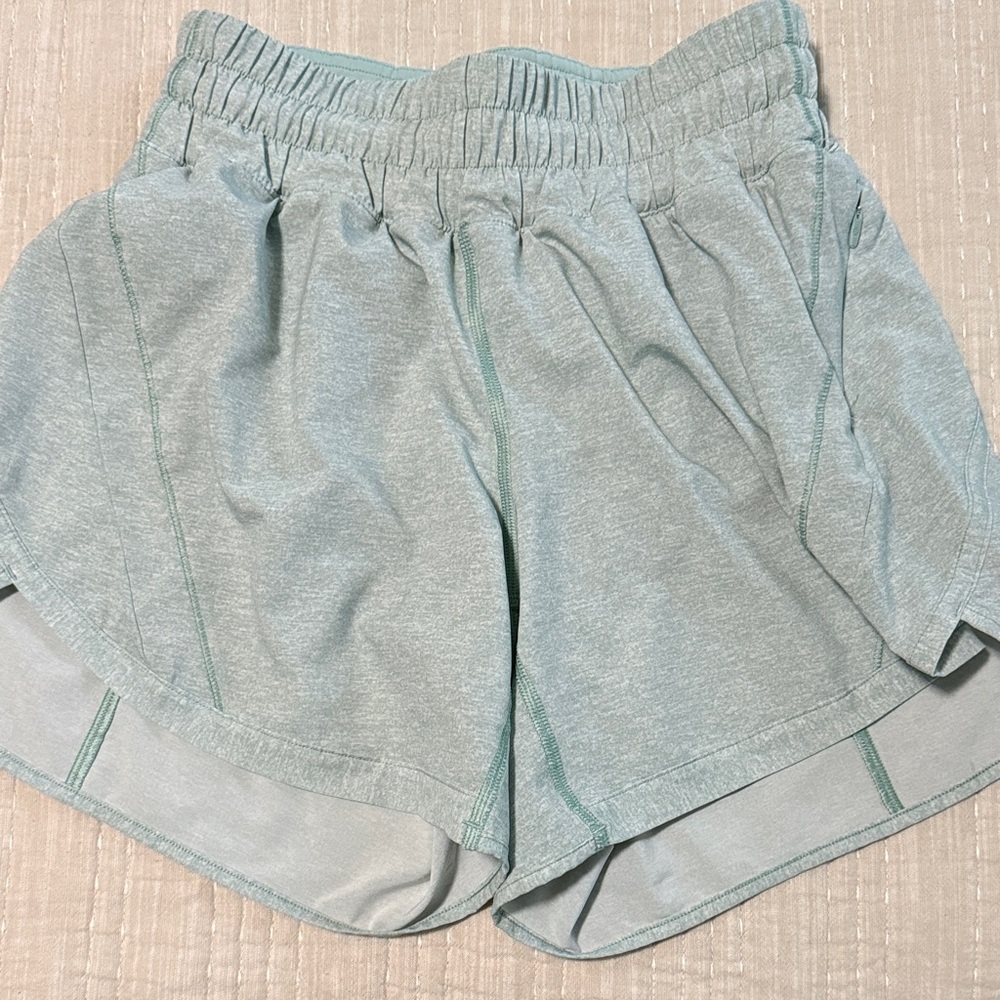 Lululemon Athletica Light Gray Athletic Shorts